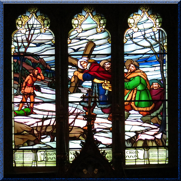 Basilique Notre-Dame de Montréal, vitrail