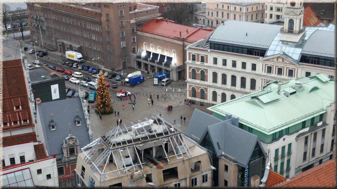 Riga, place de l'Hôtel de ville